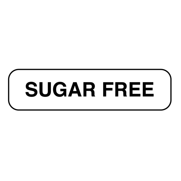 Nevs Sugar Free Label 1/2" x 1-1/2" DIET-710